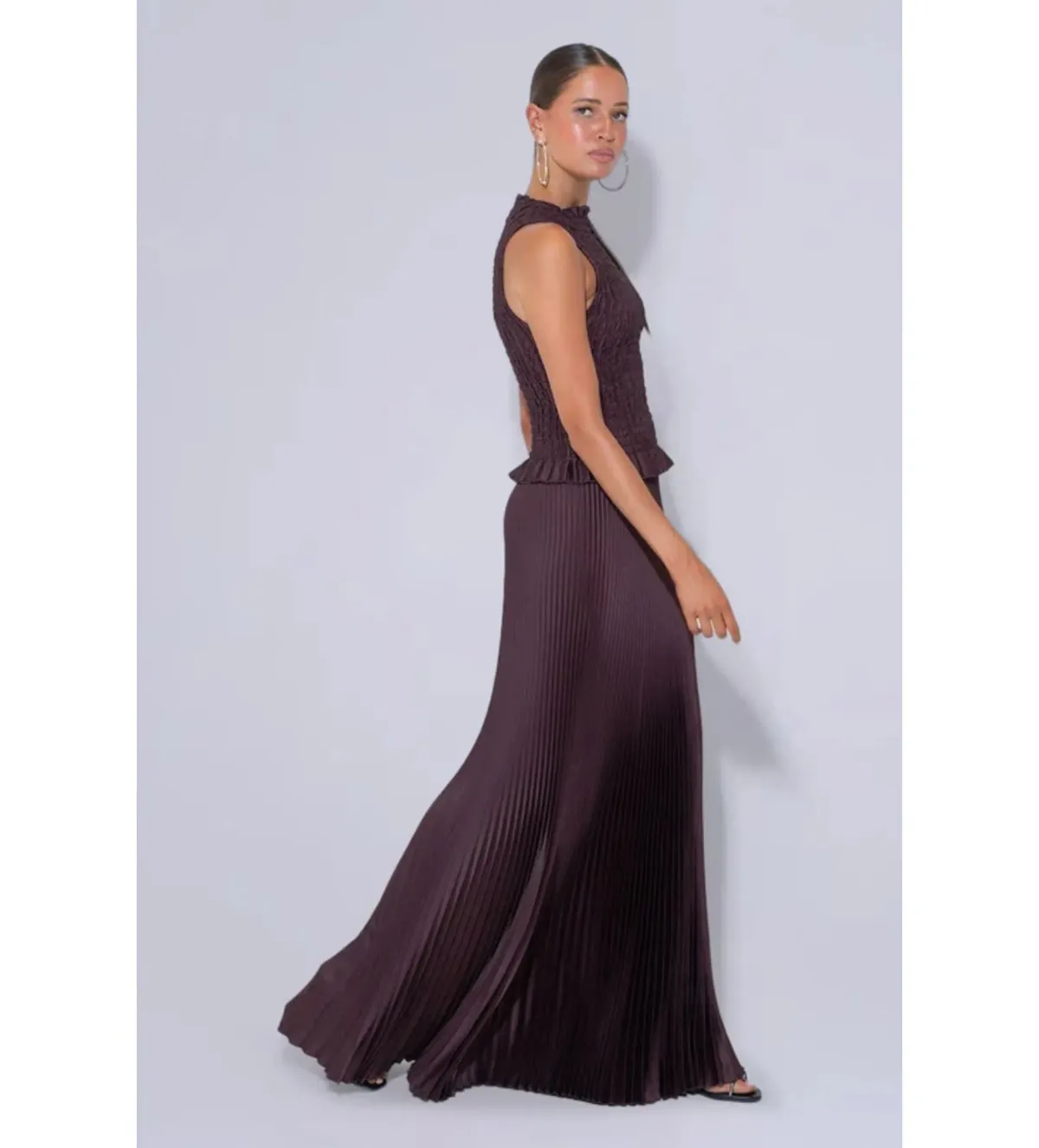 L'Idee Bowery Gown in Mahogany Size AU12 - Image 2