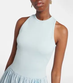 ALEMAIS Island Exclusive Tank Midi Dress Blue Print Size 6 AU for rent on The Volte - image 3