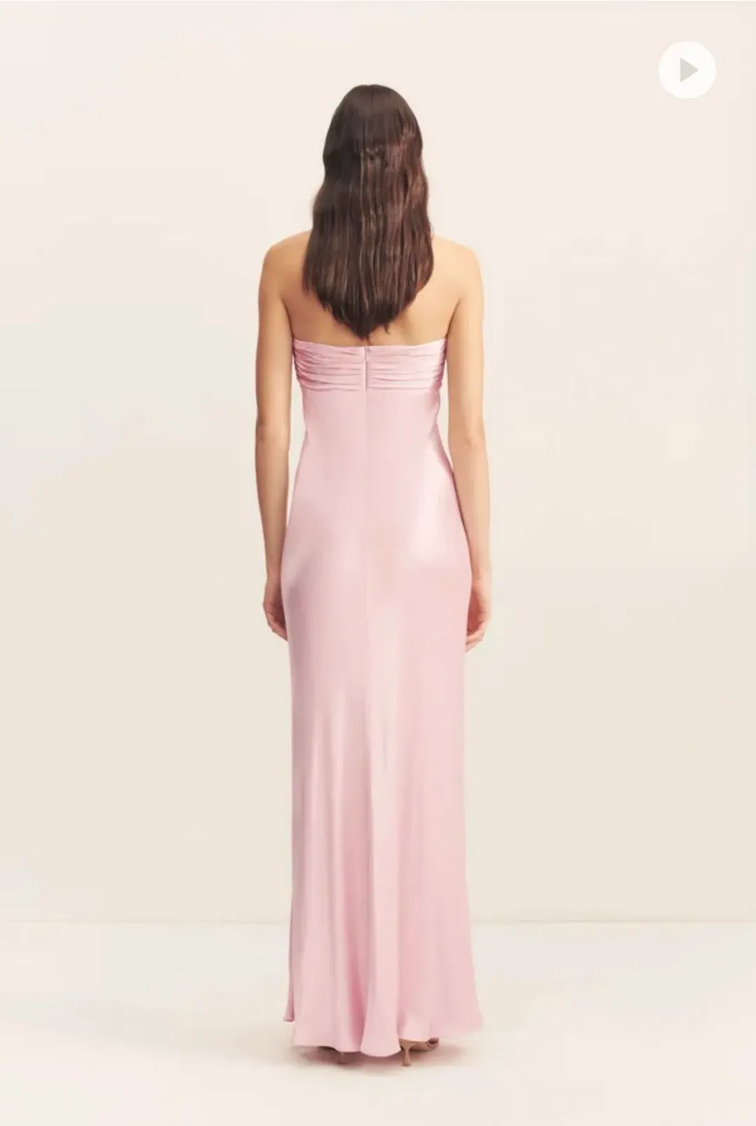 Shona Joy La Lune Ruched Bodice Maxi Dress - Blossom for rent on The Volte - main image