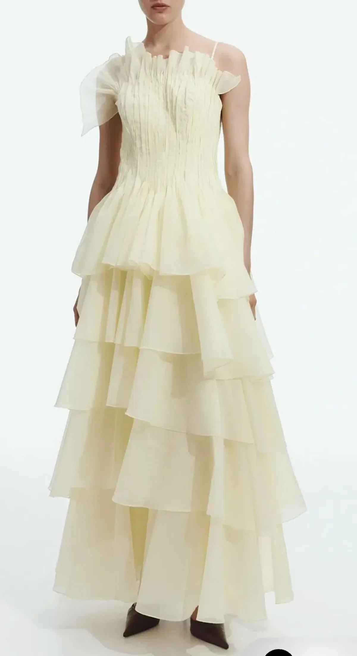 Aje Sonnet Gown- Butter Size 8 - Image 1