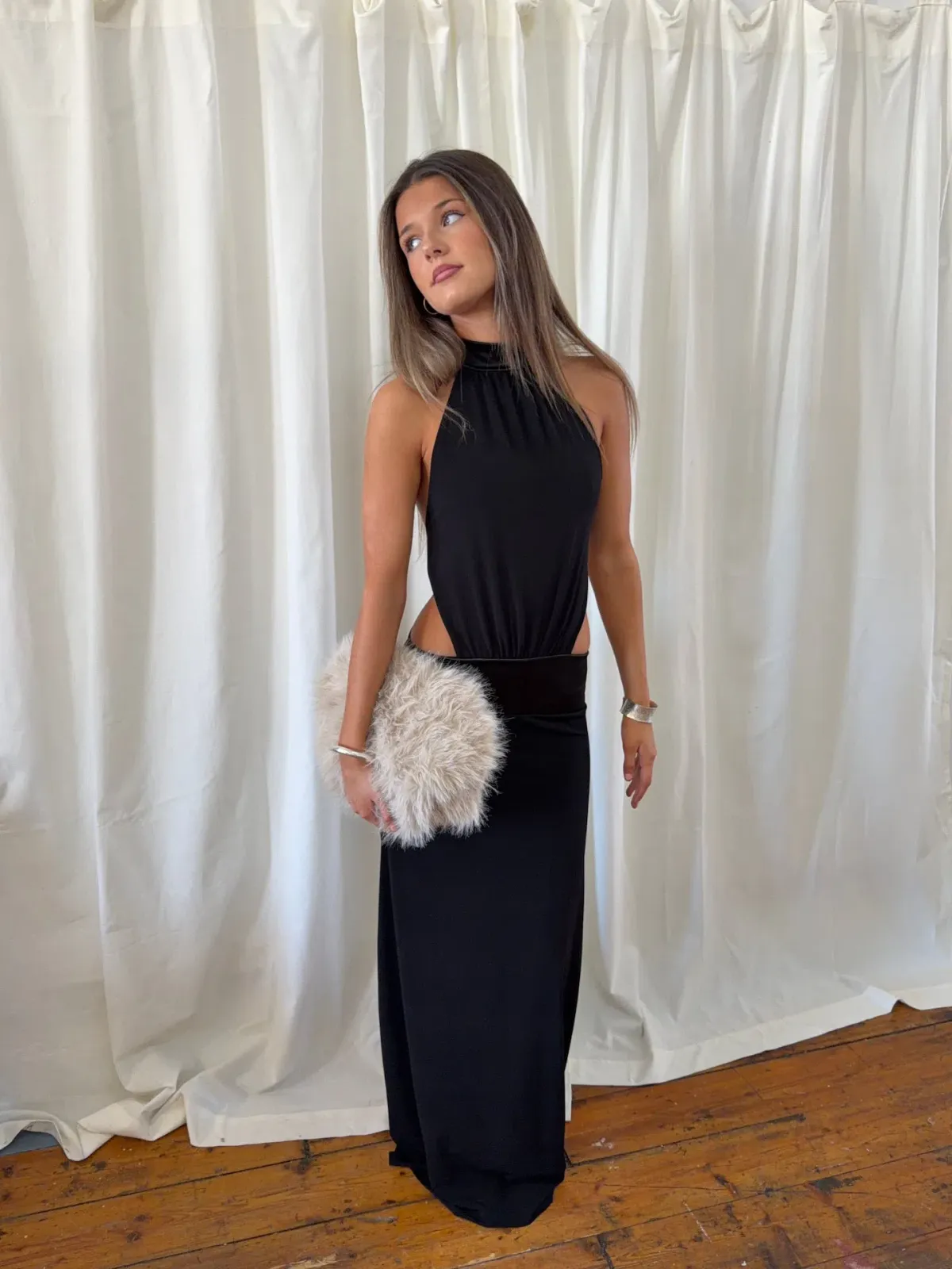 LaMarie Ondre Maxi Dress in Black Size XS/S / AU 6-8 for rent on The Volte - main image