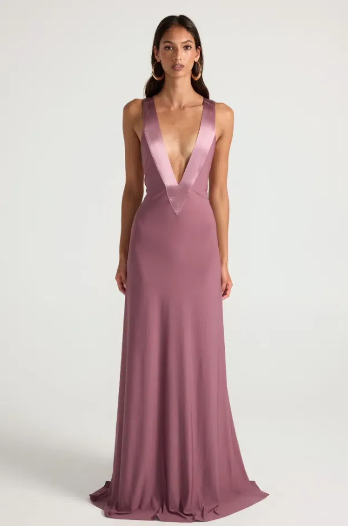 Ance Gria Rosa Gown Mauve Size 6 - Image 3