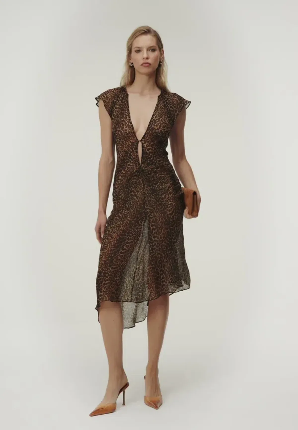 Arcina Ori Margaux Dress in Leopard - Image 2