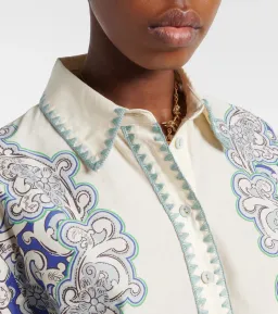 ALEMAIS Delilah Exclusive Shirt & Mini Skirt Set Blue Size 12 AU for rent on The Volte - image 5