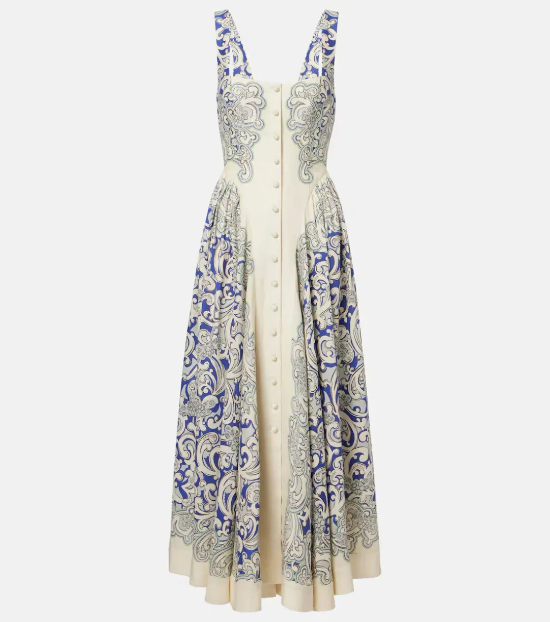ALEMAIS Delilah Exclusive Midi Dress Blue Size 6 AU for rent on The Volte - main image