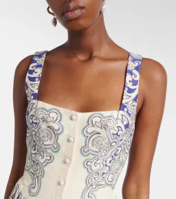 ALEMAIS Delilah Exclusive Midi Dress Blue Size 6 AU for rent on The Volte - image 3