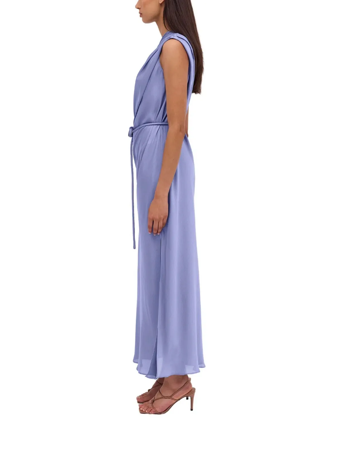 Bianca Spender Ibiza Gown Maxi Periwinkle Size 12 - Image 4