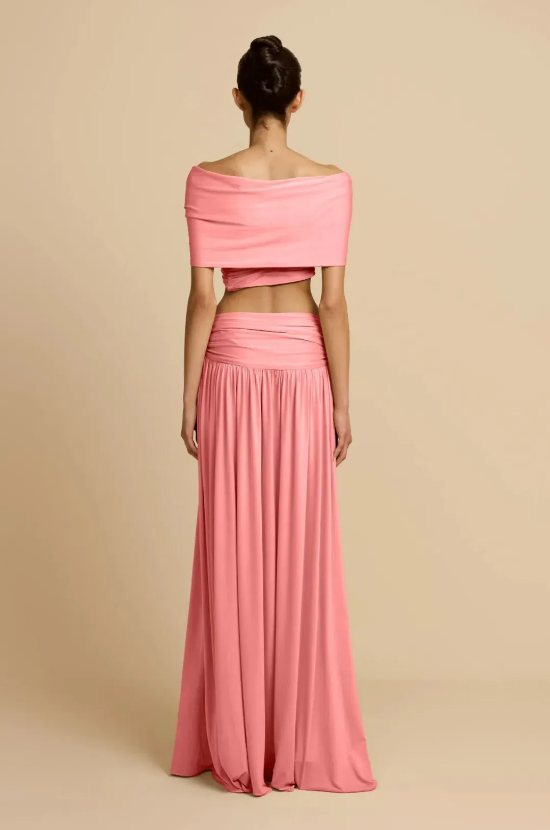 ARCINA ORI ALESSIA TOP & SKIRT SET In DUSTY PINK AU 6 for rent on The Volte - main image