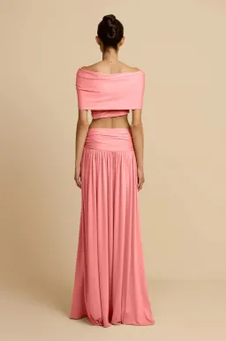 ARCINA ORI ALESSIA TOP & SKIRT SET In DUSTY PINK AU 6 for rent on The Volte - image 4