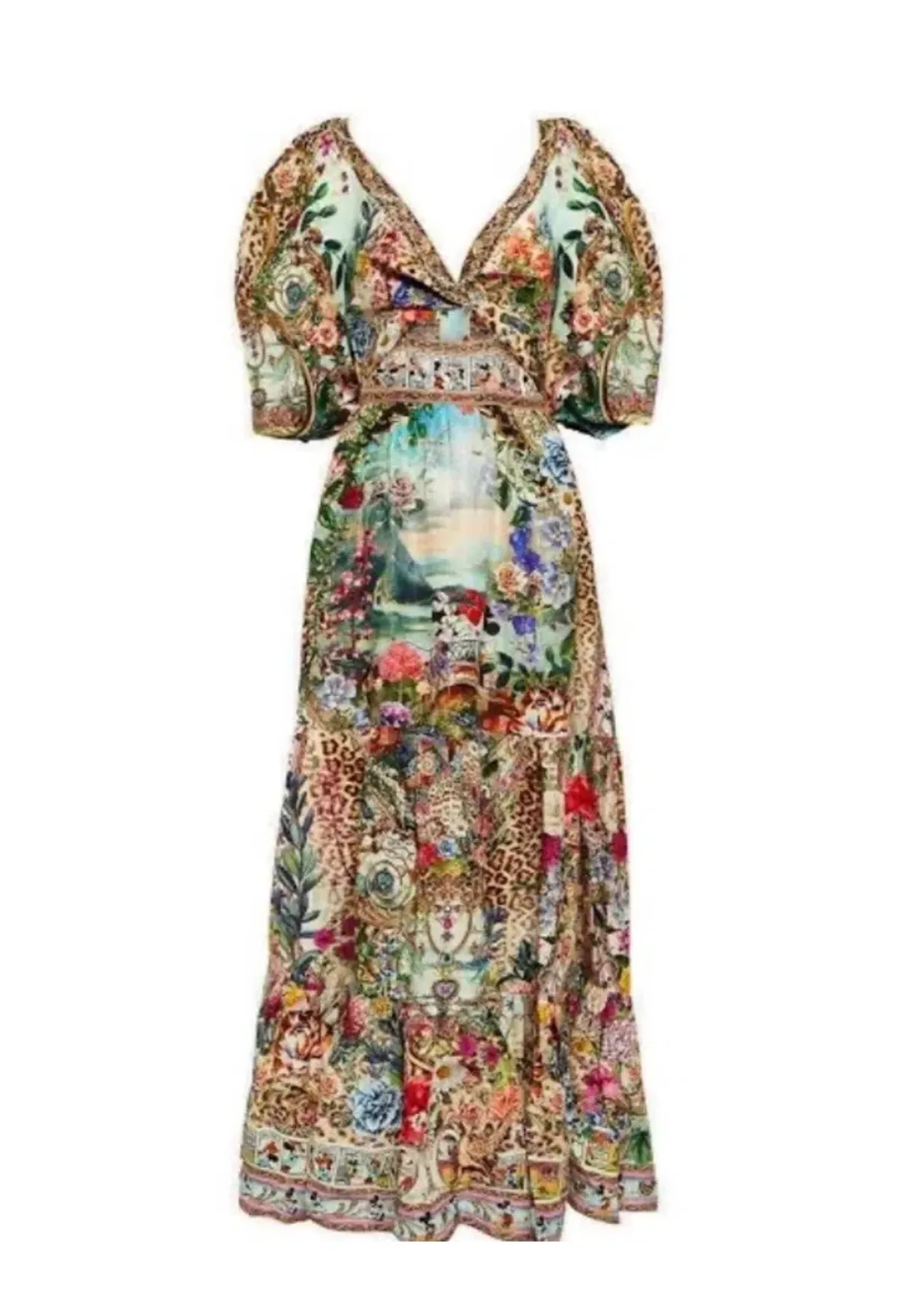 Camilla X Disney Puff Dress size M Mickey Takes A Trip Long - Image 3