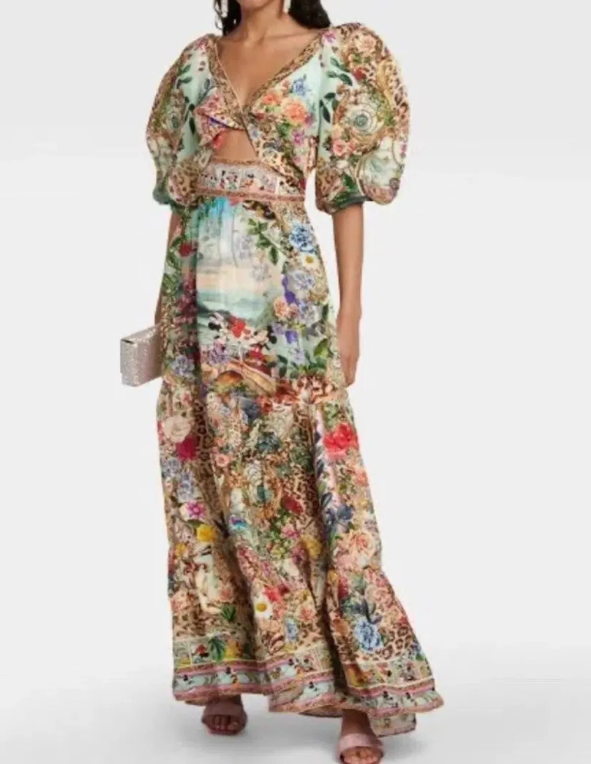 Camilla X Disney Puff Dress size M Mickey Takes A Trip Long - Image 2