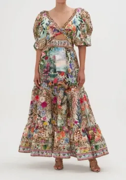 Camilla X Disney Puff Dress size M Mickey Takes A Trip Long for rent on The Volte - image 1