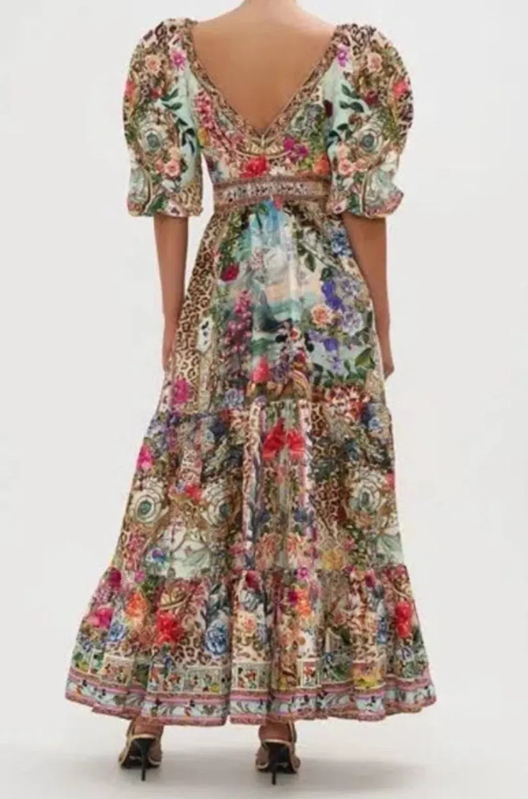 Camilla X Disney Puff Dress size M Mickey Takes A Trip Long for rent on The Volte - main image
