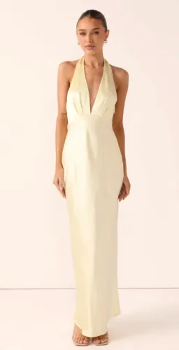 BILLY J CHLOE MAXI DRESS - YELLOW for rent on The Volte - image 1
