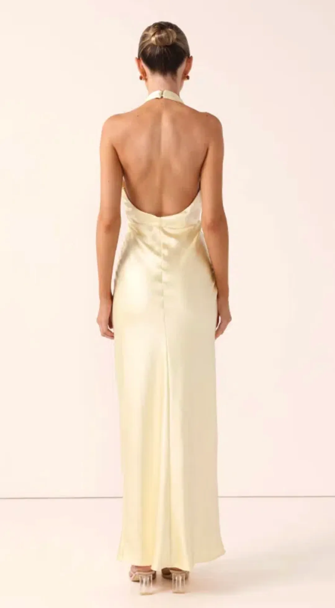 BILLY J CHLOE MAXI DRESS - YELLOW for rent on The Volte - main image