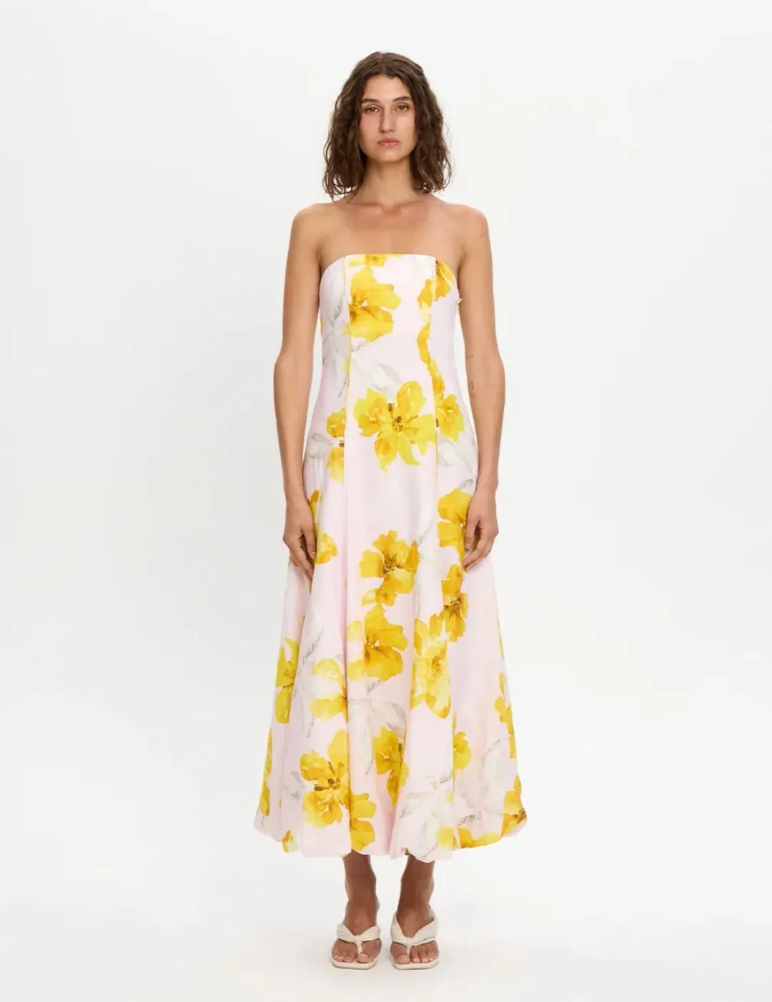 Kivari Francine Strapless Maxi Dress size 8 for rent on The Volte - main image