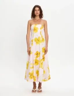 Kivari Francine Strapless Maxi Dress size 8 for rent on The Volte - image 3