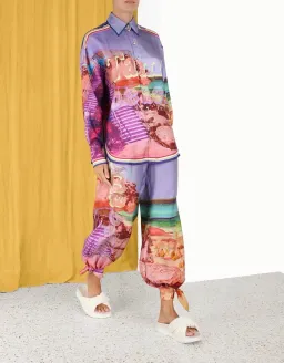 Zimmermann Tama Shirt and Harlem pants size 8/10 for rent on The Volte - image 2