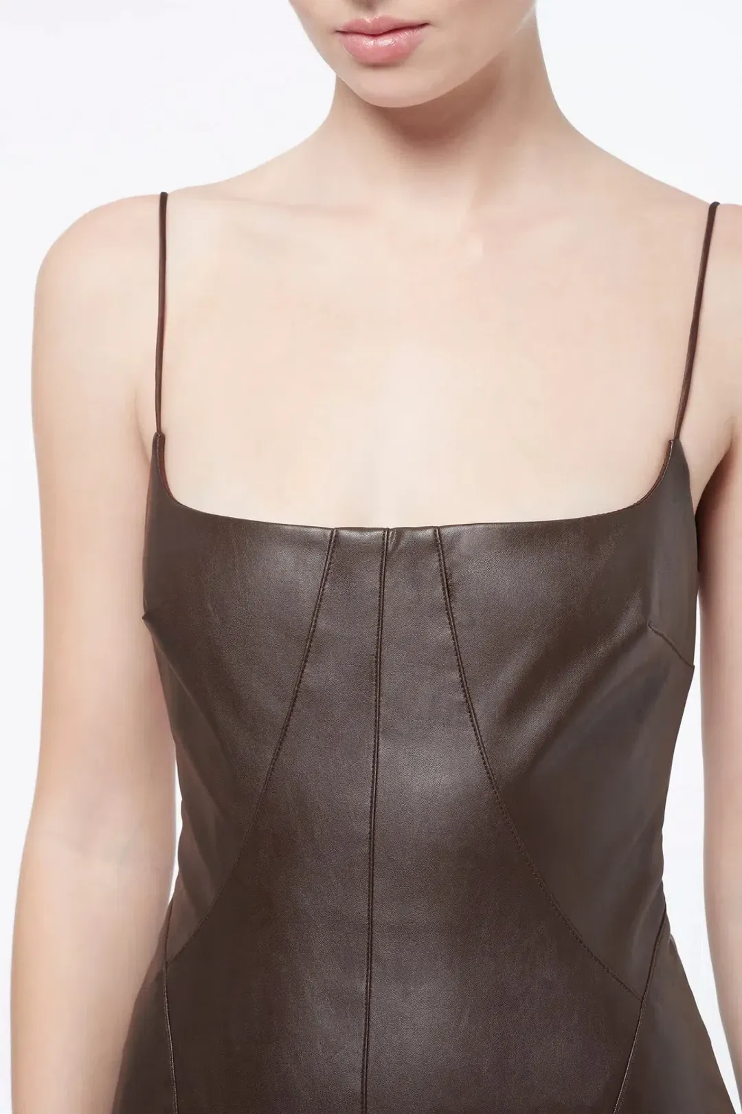 Manning Cartell Alter Ego Backless Dress Chocolate Size 8 for rent on The Volte - main image