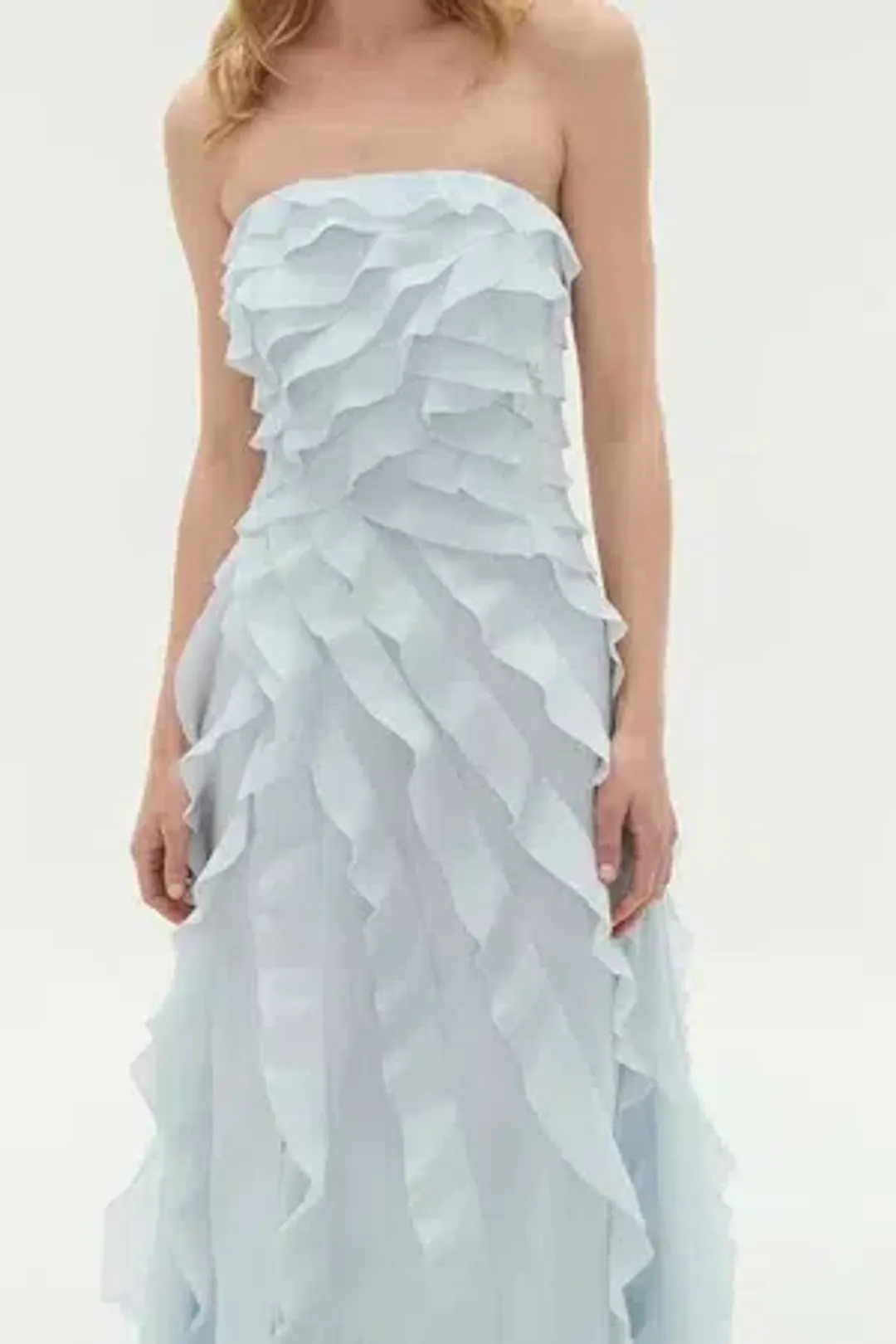 AJE Allairie Gown - Pastel Blue - Size 8 for rent on The Volte - main image