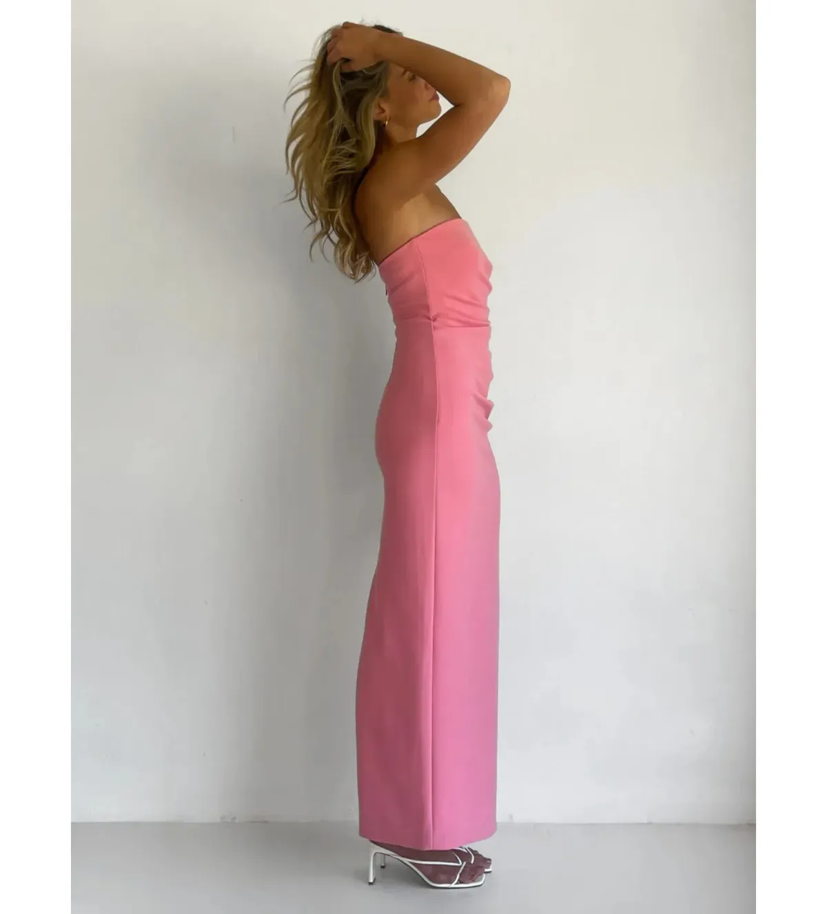 By Nicola Lucy Midi Dress in Calypso Size 8 - Image 3