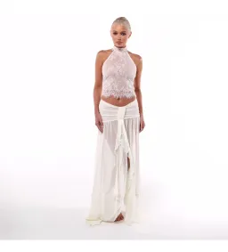Ooh The Label Poppy Maxi Set in Frosted Whisper Size S / AU 8 for rent on The Volte - image 2