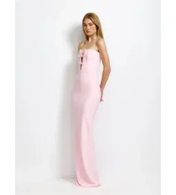 Effie Kats Addison Maxi Gown in Parfait Size S / AU 8 for rent on The Volte - image 7