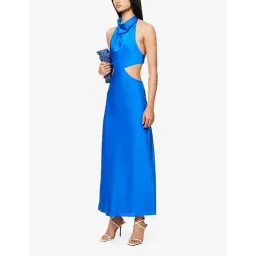 San Sloane Kenzi Cut-Out Satin Midi Dress AU 10 for rent on The Volte - image 1