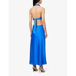 San Sloane Kenzi Cut-Out Satin Midi Dress AU 10 for rent on The Volte - image 4
