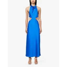 San Sloane Kenzi Cut-Out Satin Midi Dress AU 10 for rent on The Volte - image 5