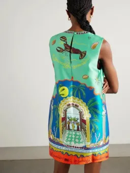 Alemais Surrealist Summer Mini Dress Blue Size 10 AU for rent on The Volte - image 13