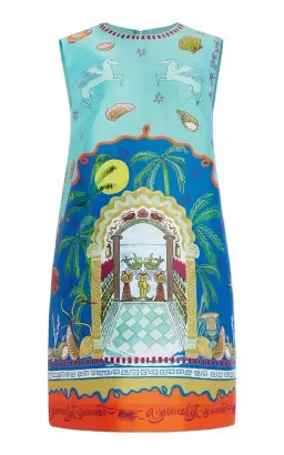 Alemais Surrealist Summer Mini Dress Blue Size 10 AU for rent on The Volte - image 14