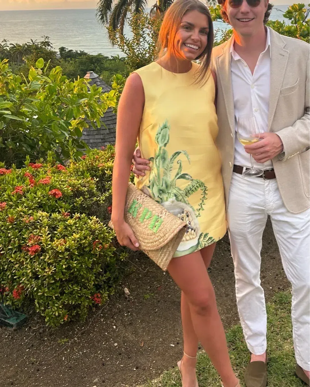 Alemais Sol Mini Dress Lemon Size 10 AU for rent on The Volte - main image
