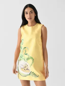 Alemais Sol Mini Dress Lemon Size 10 AU for rent on The Volte - image 4