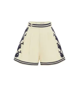 Alemais Marine Striped Bralette & Shorts Set White Size 10 AU for rent on The Volte - image 11