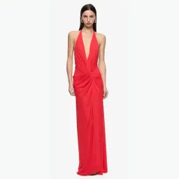 Bec & Bridge Xanthi V Neck Maxi Dress in Flame Size 8 for rent on The Volte - image 1