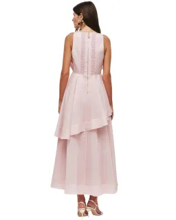 Aje Selestia Midi Dress Ash Pink Size 14 for rent on The Volte - image 2