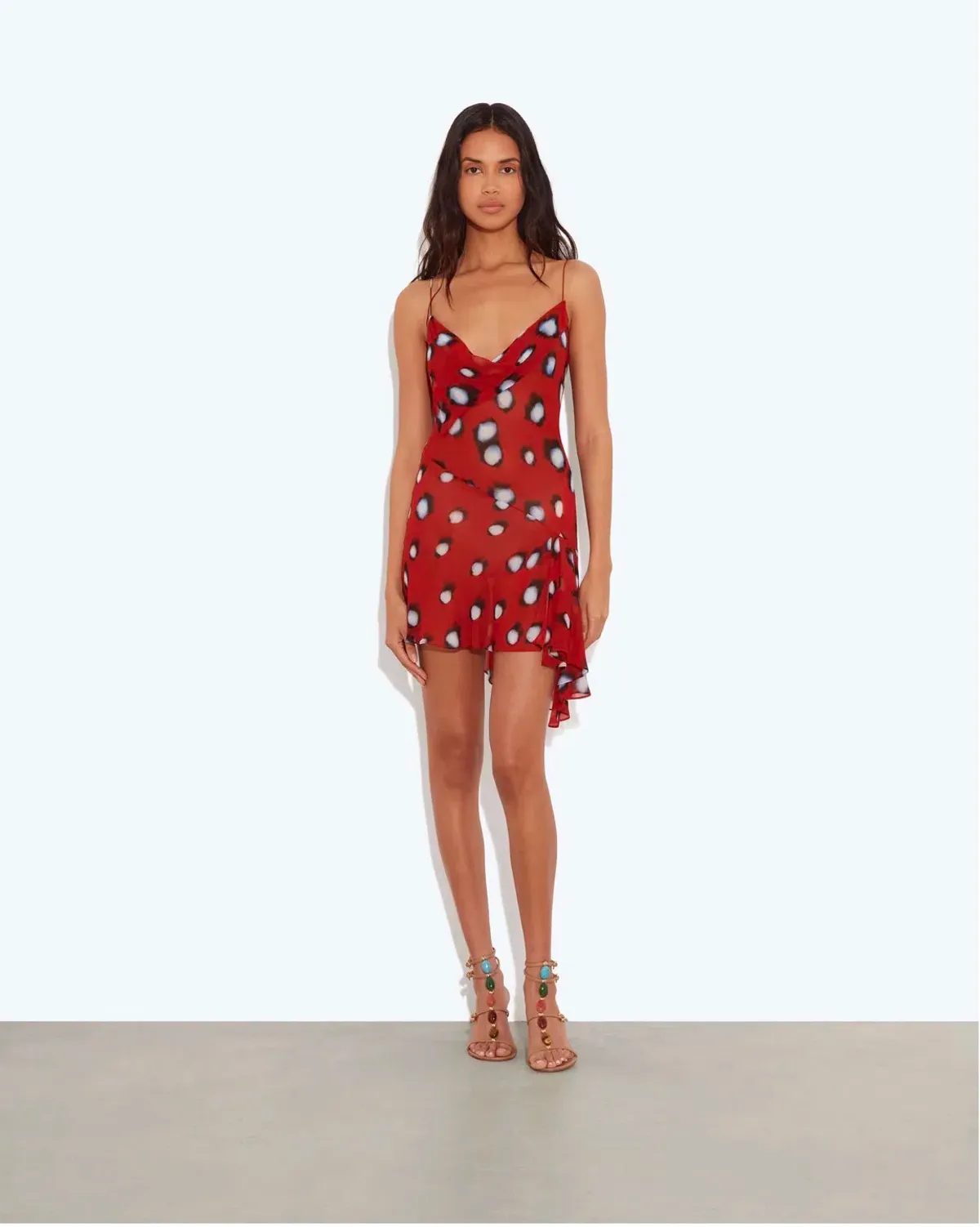 Rat & Boa Rosela red dress for rent on The Volte - main image