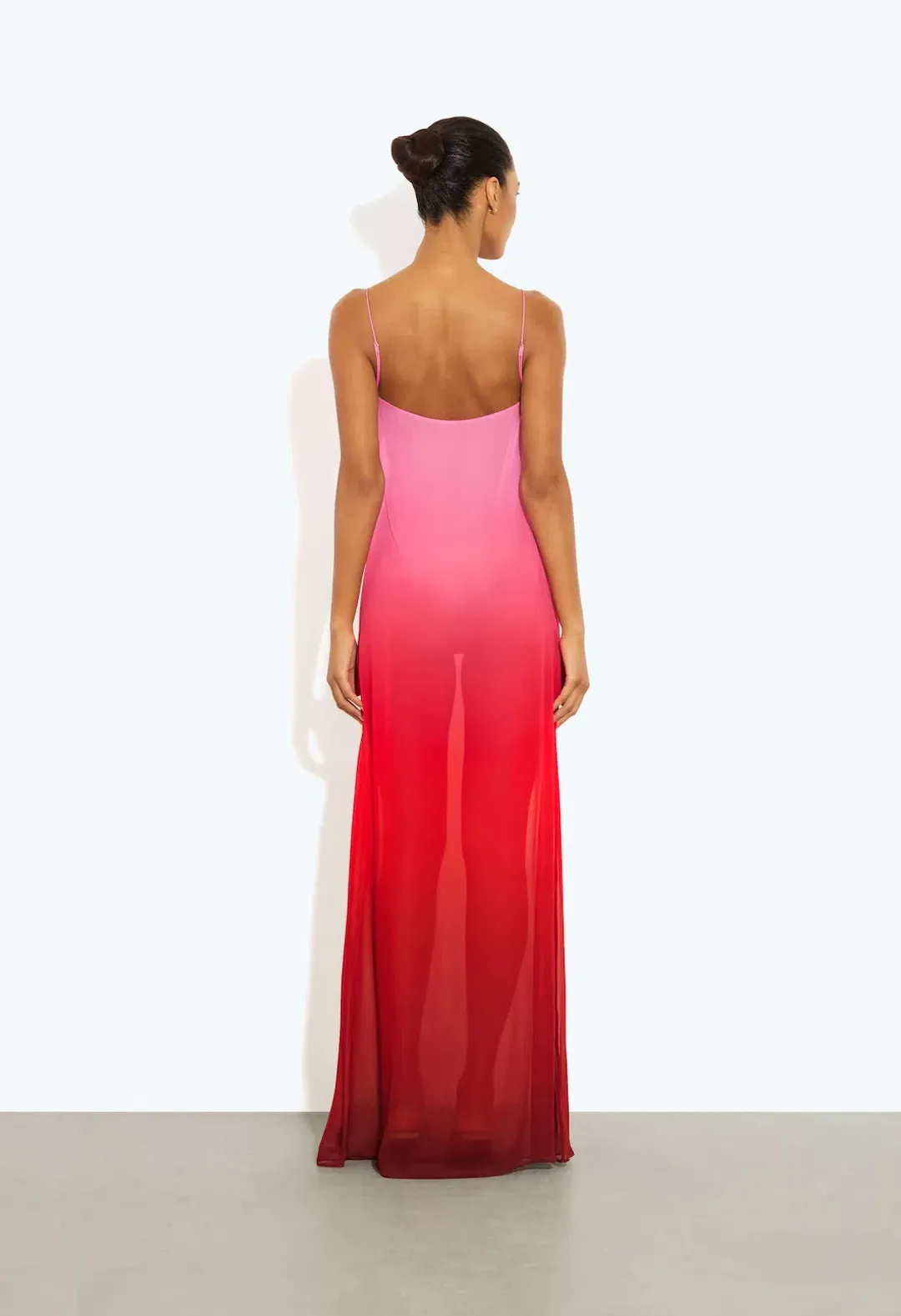 Rat & boa arabella dress pink maxi for rent on The Volte - main image