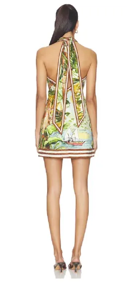 Alemais Toucan Tango Halter Mini Dress Size 12 for rent on The Volte - image 3