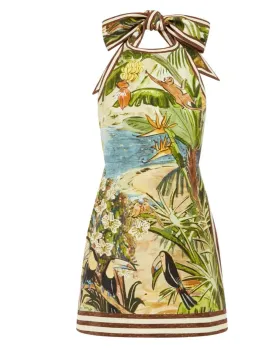 Alemais Toucan Tango Halter Mini Dress Size 12 for rent on The Volte - image 9