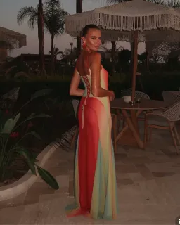 Wanderdoll Rayne Maxi Dress for rent on The Volte - image 2
