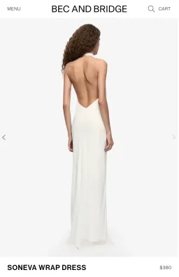 Bec + Bridge Soneva Wrap Dress for rent on The Volte - image 3