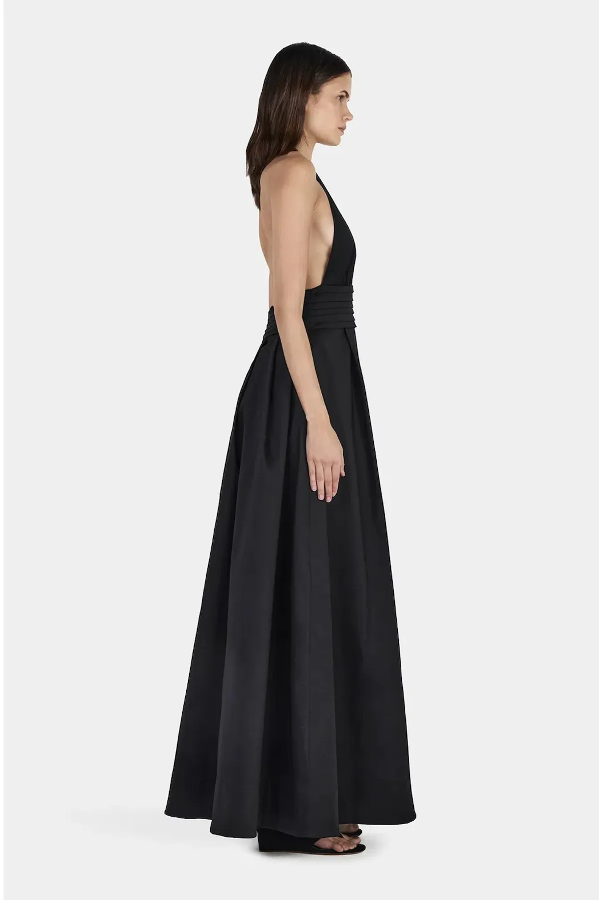 Hansen and Gretel Evelina taffeta gown black - Image 2