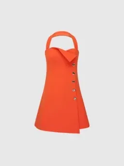 Sheike - Elle Mini - Orange - Size 6 for rent on The Volte - image 4