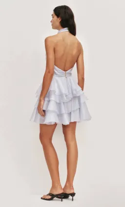 AJE - Fayette Mini Dress in French Blue Size 8 for rent on The Volte - image 3