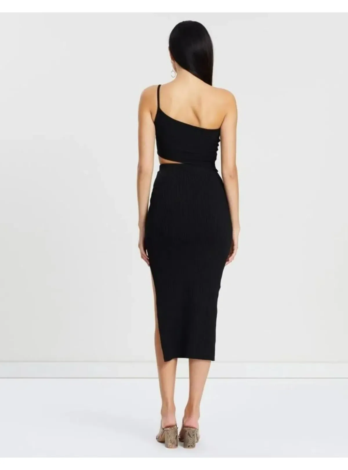 Bec & Bridge Darling Midi Dress Black Size AU 6 - Image 4