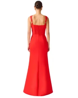 Elliatt Fleurisca Embroidered Gown Scarlet Red Size L / AU 12 for rent on The Volte - image 2