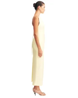 Shona Joy Otis Draped High Neck Midi Dress Yuzu Size 12 for rent on The Volte - image 4
