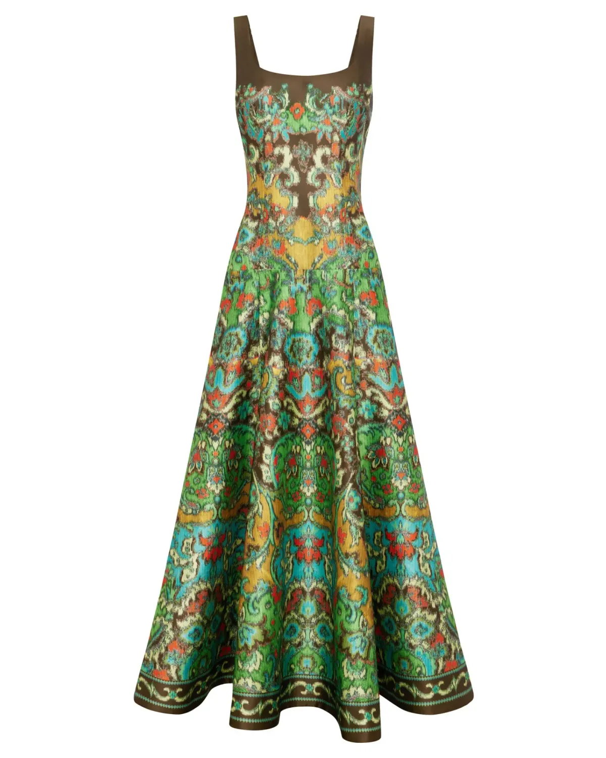 Alemais Charlotte Maxi Gown Watercolour Print Size 10 - Image 4